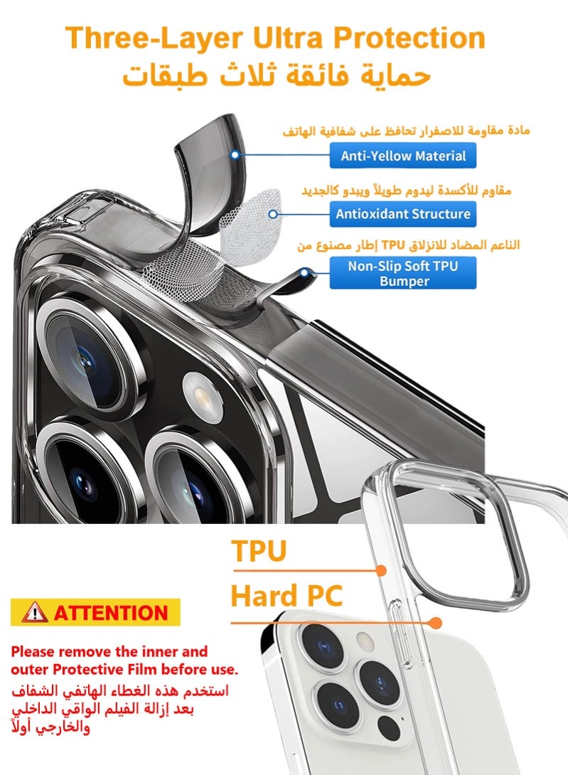 iPhone 14 Pro Max Case Cover - Clear, Anti-Yellowing, Slim, Lightweight and Super Grip Back Cover(6.7 inch) - Image 4